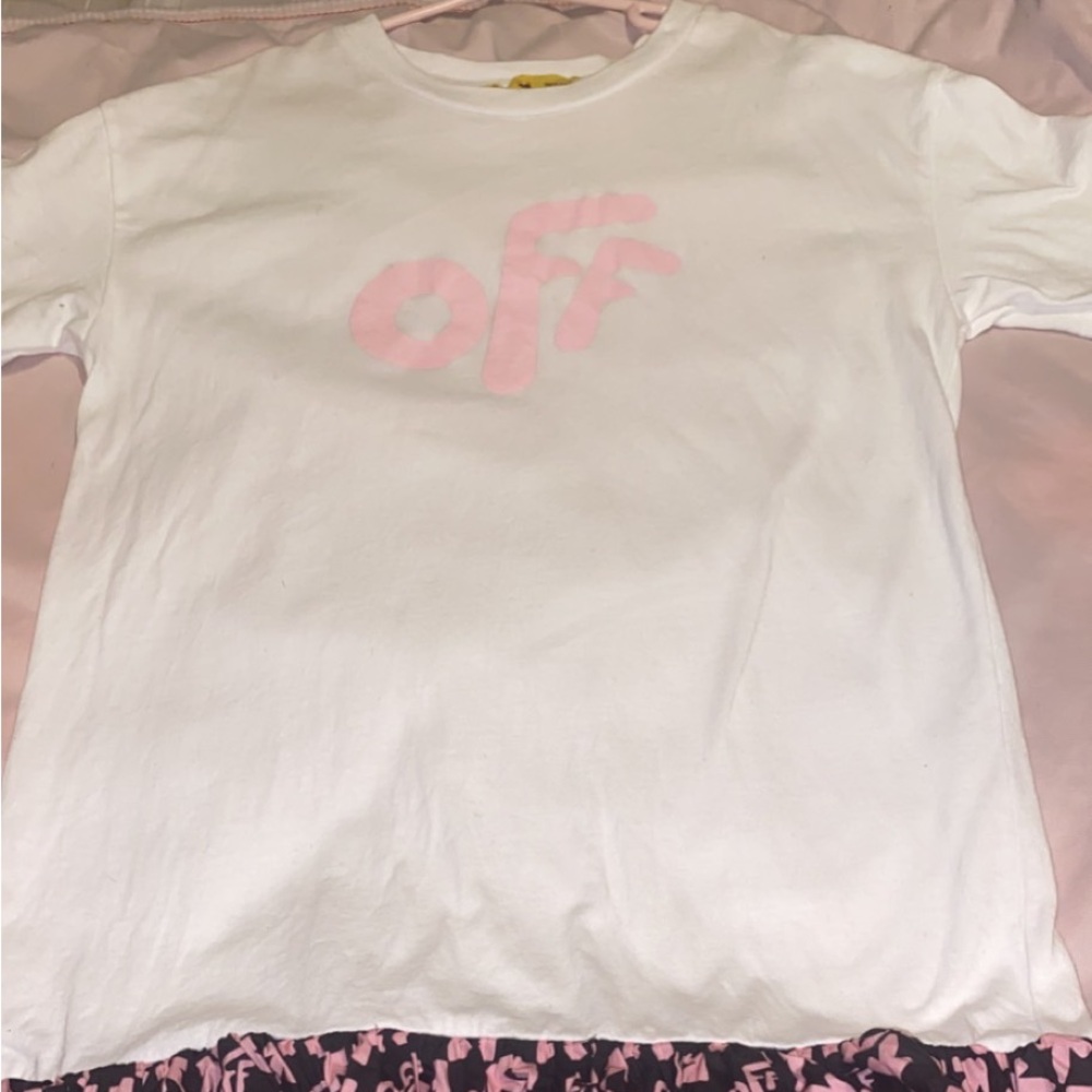 Off-White Kids' Logo Tiered Drop Waist T-Shirt Dress (Little Kid & Big Kid)